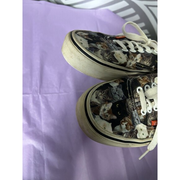 Vans X ASPCA Cat Sneakers Mens 6.5 Womens 8 Lace Up Kitty Rare Special Edition - Picture 7 of 8